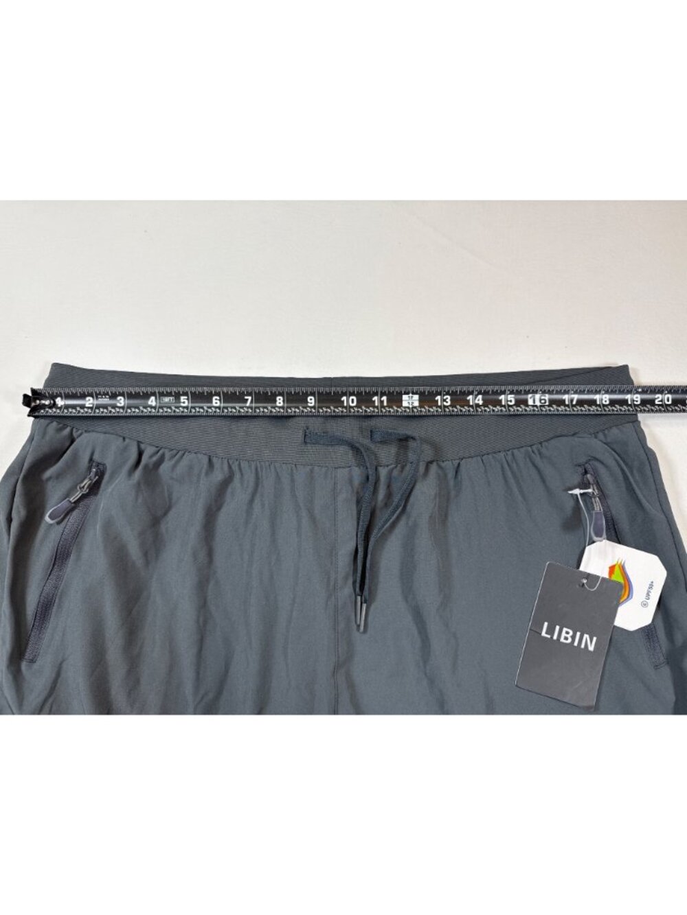 Libin Cargo Jogger Pants womens XXL Gray Elastic Waist Lightweight (K621) - Picture 9 of 10